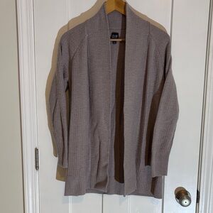GAP Lavender Open Front Cardigan Sweater
